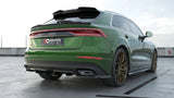 Rear Splitter (with vertical bars) Audi Q8 Mk1 Facelift by Maxton Design AU-Q8-1F-RD1G+RD2G