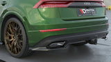 Rear Splitter (with vertical bars) Audi Q8 Mk1 Facelift by Maxton Design AU-Q8-1F-RD1G+RD2G