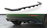 Rear Splitter (with vertical bars) Audi Q8 Mk1 Facelift by Maxton Design AU-Q8-1F-RD1G+RD2G
