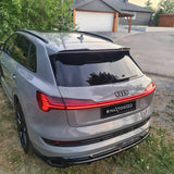 Rear Splitter (with vertical bars) Audi e-Tron S-Line by Maxton Design AU-ETRON-1-SLINE-RD1G+RD2G