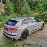 Rear Splitter (with vertical bars) Audi e-Tron S-Line by Maxton Design AU-ETRON-1-SLINE-RD1G+RD2G
