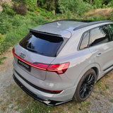 Rear Splitter (with vertical bars) Audi e-Tron S-Line by Maxton Design AU-ETRON-1-SLINE-RD1G+RD2G