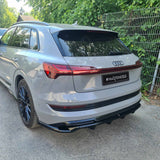 Rear Splitter (with vertical bars) Audi e-Tron S-Line by Maxton Design AU-ETRON-1-SLINE-RD1G+RD2G
