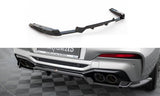Maxton Design Rear Splitter (With Vertical Bars) BMW X4 M F98 by Maxton Design BM-X4M-F98-RD1G+RD2G