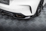 Maxton Design Rear Splitter (With Vertical Bars) BMW Z4 M40I G29 by Maxton Design BM-Z4-29F-M-RD1G+RD2G