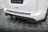 Rear Splitter (with vertical bars) Chrysler Pacifica Mk2 Facelift by CHRYSLER CHR-PA-2F-RD1G+RD2G