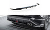 Maxton Design Rear Splitter (With Vertical Bars) Hyundai Kona N-Line Mk2 - Gloss Black