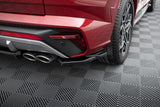 Rear Splitter (with vertical bars) Hyundai Tucson N-Line Mk4 by HYUNDAI HY-TU-4-NLINE-RSD1G+RD1G