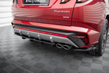 Rear Splitter (with vertical bars) Hyundai Tucson N-Line Mk4 by HYUNDAI HY-TU-4-NLINE-RSD1G+RD1G