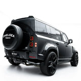 Maxton Design Rear Splitter (With Vertical Bars) - Land Rover Defender MK4 by Maxton Design LR-DEF-4-RD1G+RD2G