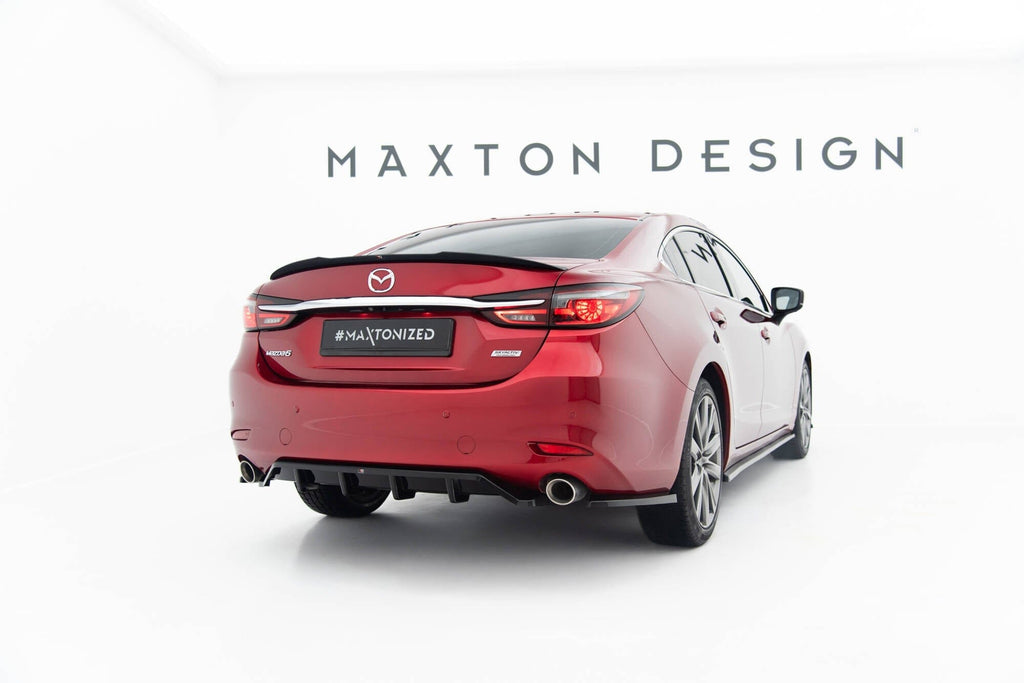 Maxton Design Rear Splitter (With Vertical Bars) - Mazda 6 Sedan Mk3 ...