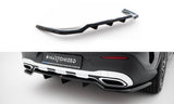 Maxton Design Rear Splitter (With Vertical Bars) Mercedes-Benz Glc Coupe AMG-Line C254 by Maxton Design ME-GLC-C254-AMGLINE-RD1G+RD2G