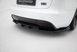 Rear Splitter (with vertical bars) V.1 Tesla Model 3 Performance Mk1 Facelift by TESLA TE-MODEL3-1F-PFC-RD1G+RD3G