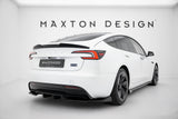 Rear Splitter (with vertical bars) V.1 Tesla Model 3 Performance Mk1 Facelift by TESLA TE-MODEL3-1F-PFC-RD1G+RD3G