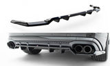 Maxton Design Rear Splitter (With Vertical Bars) V.2 Audi Sq8 / Q8 S-Line Mk1 Facelift by Maxton Design AU-Q8-1F-SLINE-RD3G+RD2G