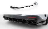 Maxton Design Rear Splitter (With Vertical Bars) V.2 Mercedes AMG GT 63 C192 by Maxton Design ME-AMG-GT-2-63-RD2G+RD4G