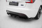 Rear Splitter (with vertical bars) V.2 Tesla Model 3 Performance Mk1 Facelift by TESLA TE-MODEL3-1F-PFC-RD2G+RD3G