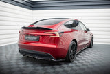 Maxton Design Rear Spliiter (With Vertical Bars) V.2 - Tesla Model 3 Project Highlight (Facelift) by Maxton Design TE-MODEL3-1F-RD2G+RD3G