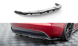 Maxton Design Rear Spliiter (With Vertical Bars) V.2 - Tesla Model 3 Project Highlight (Facelift) by Maxton Design TE-MODEL3-1F-RD2G+RD3G