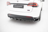 REAR SPLITTER (WITH VERTICAL BARS) V.2 TESLA MODEL X MK1 FACELIFT by TESLA TE-MODELX-1F-RD3G+RD4G