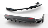 REAR SPLITTER (WITH VERTICAL BARS) V.2 TESLA MODEL X MK1 FACELIFT by TESLA TE-MODELX-1F-RD3G+RD4G