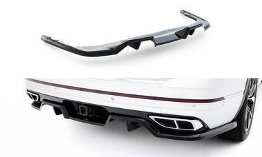 Maxton Design Rear Splitter (With Vertical Bars) Volkswagen Atlas R-Line Mk1 Facelift 2 by Maxton Design VW-AT-1F-RLINE-RD1G+RD2G