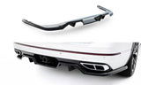 Maxton Design Rear Splitter (With Vertical Bars) Volkswagen Atlas R-Line Mk1 Facelift 2 by Maxton Design VW-AT-1F-RLINE-RD1G+RD2G
