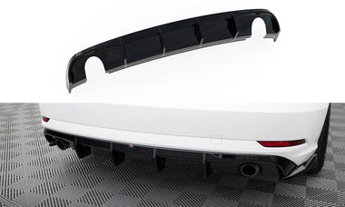 Maxton Design Rear Valance Audi A3 Sedan 8V Facelift (Version With Single Exhaust Tips On Both Sides) by Maxton Design AU-A3-8VF-S-RS1GO_O
