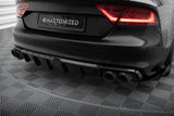 Rear Valance Audi S7 C7 by Maxton Design AU-A7-C7-SLINE-RS1GOO_OO