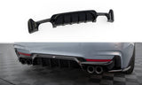 Maxton Design Rear Valance BMW 4 Coupe / Gran Coupe / Cabrio M-Pack F32 / F36 / F33 (Version With Dual Exhausts On Both Sides) by Maxton Design BM-4-F32-MPACK-RS1GOO_OO