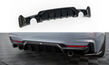 Maxton Design Rear Valance BMW 4 Coupe / Gran Coupe / Cabrio M-Pack F32 / F36 (Version With Exhaust On Both Sides) by Maxton Design BM-4-F32-MPACK-RS1GO_O