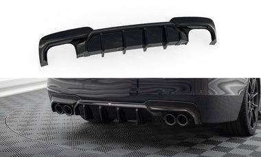 Maxton Design Rear Valance V.2 BMW 5 M-Pack F10 (Version With Two Double Exhausts) by Maxton Design BM-5-10-MPACK-RS2GOO_OO