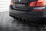 Maxton Design Rear Valance V.2 BMW 5 M-Pack F10 (Version With Two Double Exhausts) by Maxton Design BM-5-10-MPACK-RS2GOO_OO