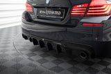 Maxton Design Rear Valance V.2 BMW 5 M-Pack F10 (Version With Two Single Exhausts) by Maxton Design BM-5-10-MPACK-RS2GO_O