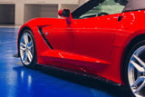 SIDE SKIRTS DIFFUSERS CHEVROLET CORVETTE C7 by CHEVROLET CH-CO-C7-SD1+SD1RG