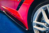 SIDE SKIRTS DIFFUSERS CHEVROLET CORVETTE C7 by CHEVROLET CH-CO-C7-SD1+SD1RG