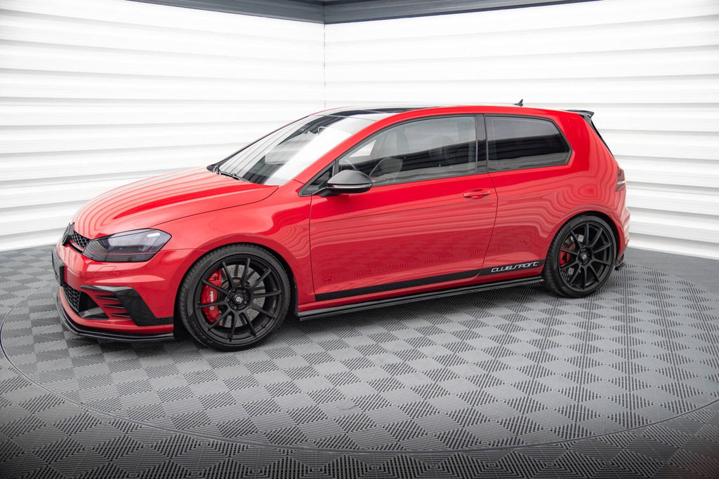 Maxton Design Side Skirts Diffusers VW Golf Mk7 Gti ClubSport | VW-GO-7 ...