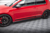 Maxton Design Side Skirts Diffusers VW Golf Mk7 Gti ClubSport by Maxton Design VW-GO-7-GTI-CS-SD1G