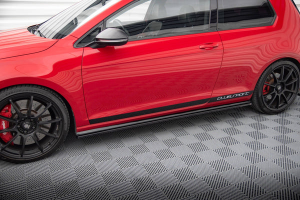 Maxton Design Side Skirts Diffusers VW Golf Mk7 Gti ClubSport | VW-GO-7 ...