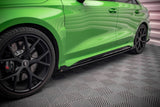 Maxton Design Side Skirts Flaps Audi RS3 Sedan 8Y by Maxton Design AURS38YSCNC-SF1G
