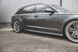 Maxton Design Side Skirts Diffusers Audi S6 / A6 S-Line C7 Fl by Maxton Design AU-S6-C7F-FSD1FP