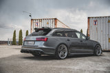 Maxton Design Side Skirts Diffusers Audi S6 / A6 S-Line C7 Fl by Maxton Design AU-S6-C7F-FSD1FP