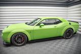 SIDE SKIRTS DIFFUSERS DODGE CHALLENGER SRT HELLCAT WIDEBODY MK3 by DODGE DO-CHL-3F-SRT-HC-SD1G