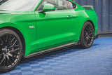 SIDE SKIRTS DIFFUSERS + FLAPS FORD MUSTANG GT MK6 FACELIFT by FORD FO-MU-6F-GT-SD1G+SF