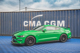SIDE SKIRTS DIFFUSERS + FLAPS FORD MUSTANG GT MK6 FACELIFT by FORD FO-MU-6F-GT-SD1G+SF