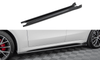 Maxton Design Side Skirts Diffusers - Maserati Grecale GT / Modena Mk1 - Gloss Black