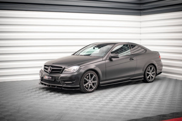 Maxton Design Side Skirts Diffusers Mercedes-Benz C Coupe AMG-Line C204 ...