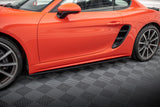 Maxton Design Side Skirts Diffusers Porsche 718 Cayman 982C by Maxton Design PO-CA-718-SD1G
