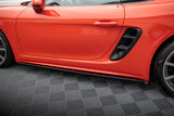 Maxton Design Side Skirts Diffusers Porsche 718 Cayman 982C by Maxton Design PO-CA-718-SD1G