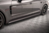 Maxton Design Side Skirts Diffusers Porsche Panamera 971 Turbo S E-Hybrid / Panamera E-Hybrid by Maxton Design PO-PA-971-H-SD1G